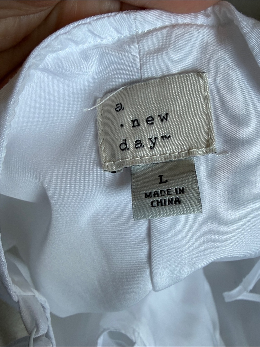 a new day White Bow-Front Spaghetti Strap Cami - Picture 5 of 5